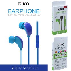KIKO 883 Stereo Earphone Headset with Mic (883 Blue)